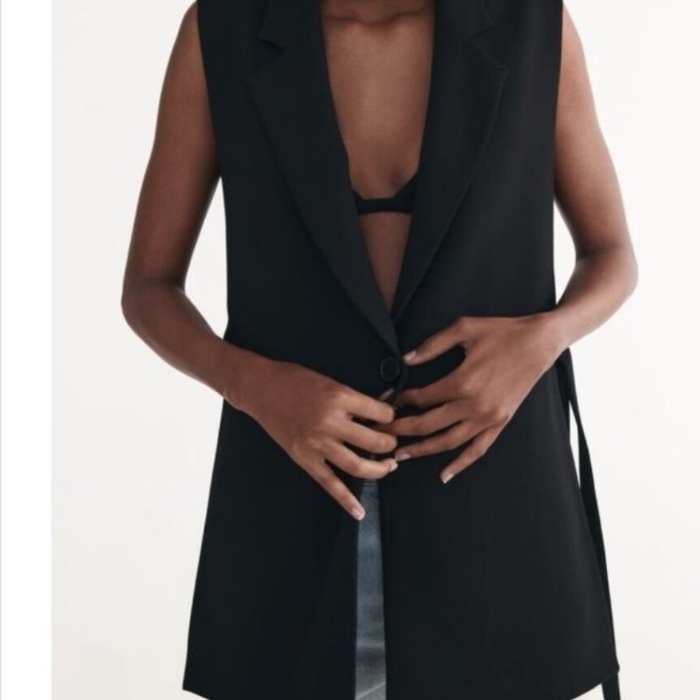 Zara Elegant Black Vest